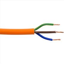0.75mm 3 Core Round Flex Orange 100m