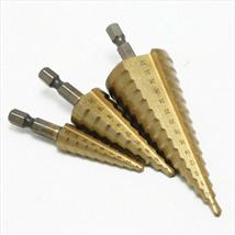 Hilka 3 pce Small HSS Step Drill Set