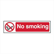 No Smoking Red / White 200 x 50mm
