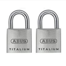 Abus 64TI/40mm TITALIUM™ Padlock Twin Pack