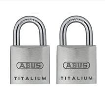 Abus 64TI/20mm TITALIUM Padlock Twin Pack
