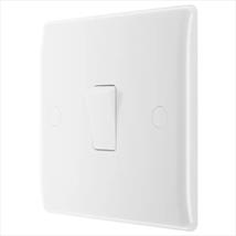 BG Nexus 1 Gang 2 Way 20A 16AX Switch White 812-01
