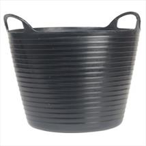 Faithful Heavy-Duty Polyethylene Flex Tub 15 Litres Black