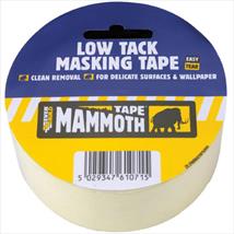 Mammoth Low Tack Masking Tape 25mm x 50m