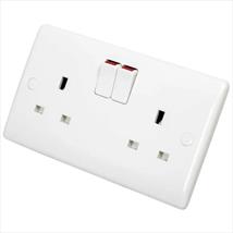 BG Nexus 13A DP 2 Gang Switched Socket White 822DP-01
