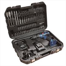 Hilka 18V Li-ion Cordless Drill/Driver with 50 Accessories